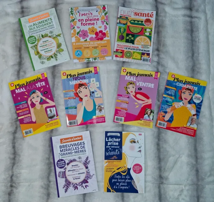 Lot de 9 lectures diverses pour les femmes