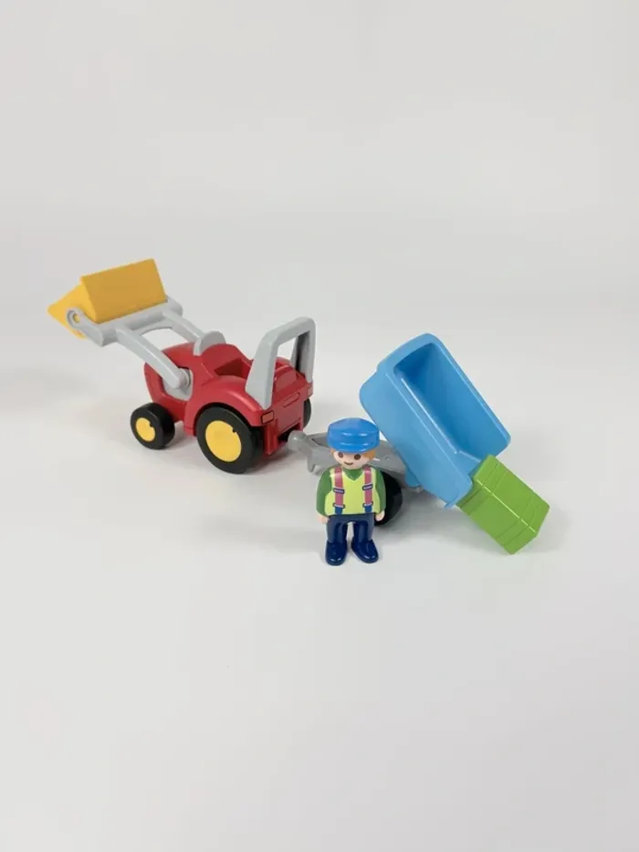 Playmobil 1.2.3 Fermier avec tracteur - photo numéro 4