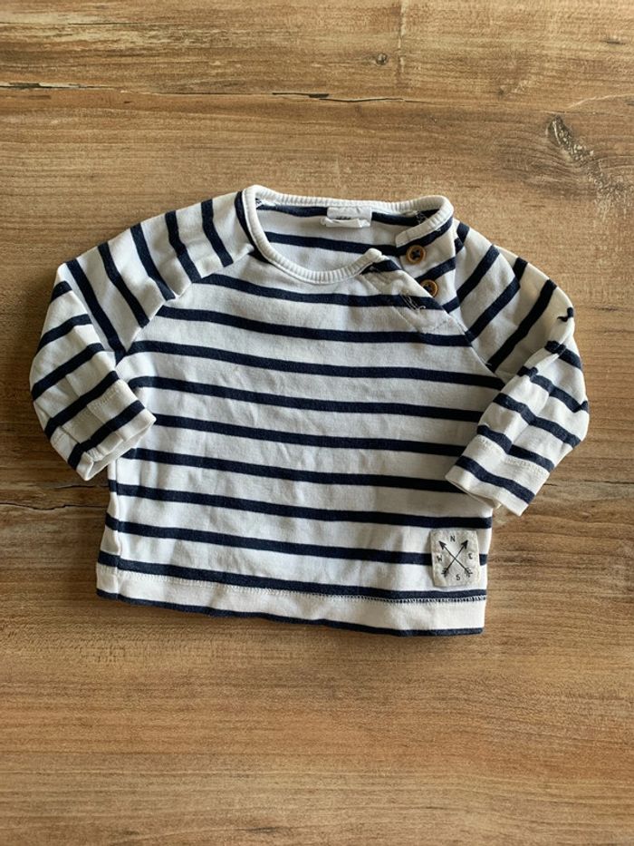 Lot de 6 tee-shirts manches longues fille 1 mois - photo numéro 7
