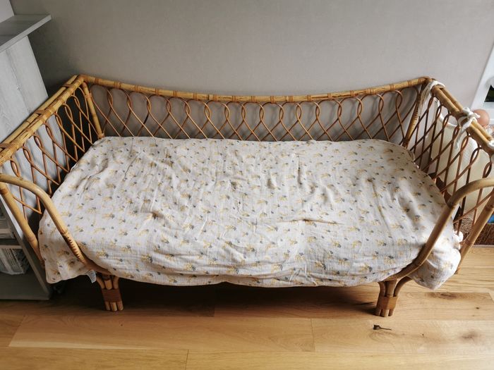 Lit banquette rotin - photo numéro 3