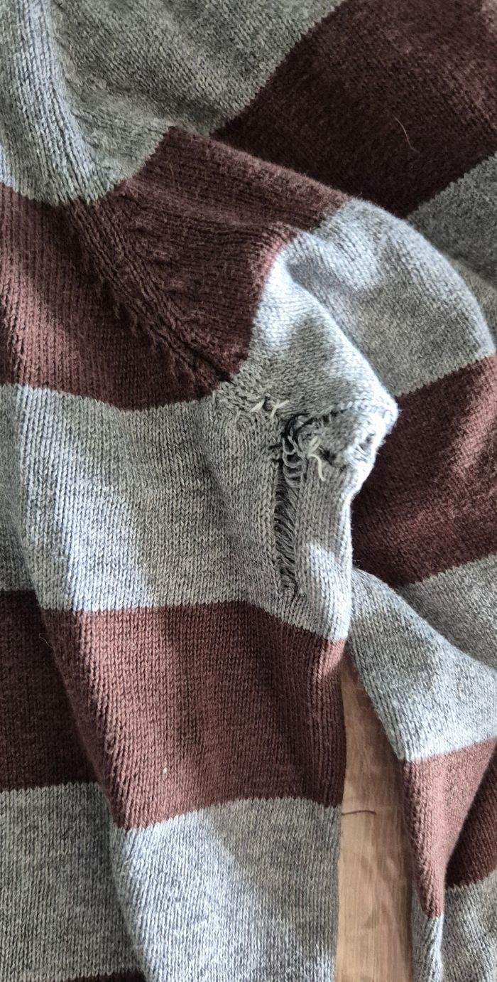 Pull rayé Celio taille s - photo numéro 4