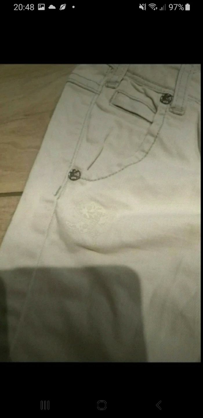 Jeans clair fille ikks 10 ans - photo numéro 3