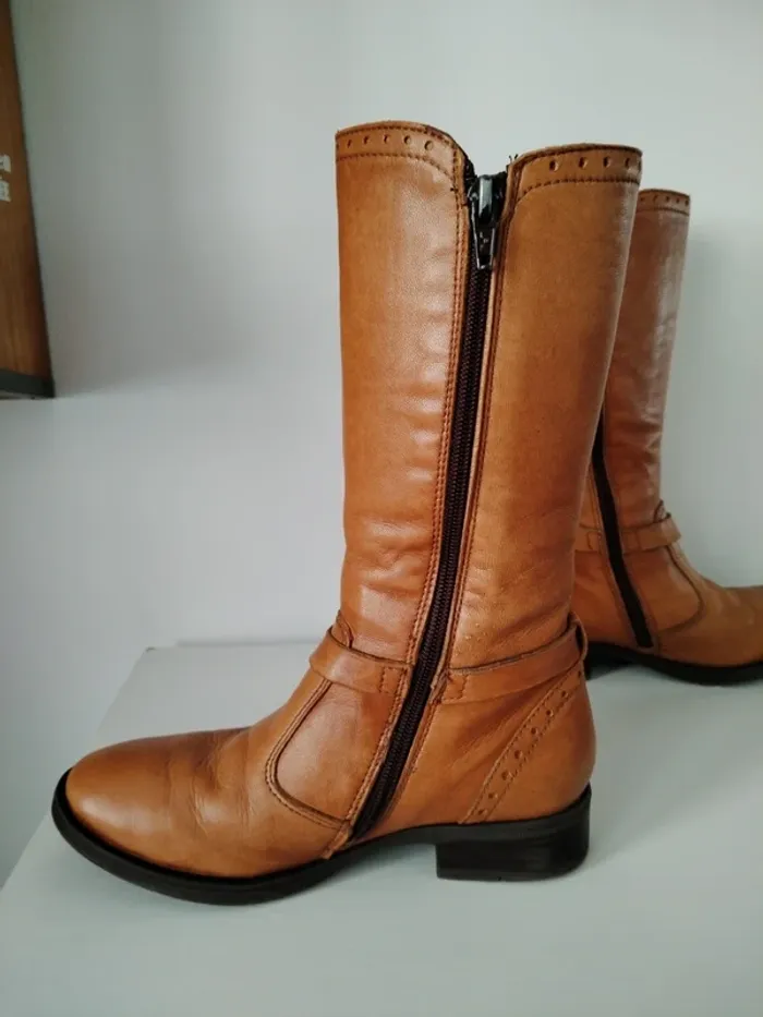 Bottes en cuir pointure 32 Les fées de bengale - photo numéro 7