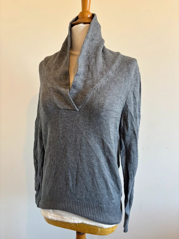 Pull gris Tommy Hilfiger taille M - photo numéro 3