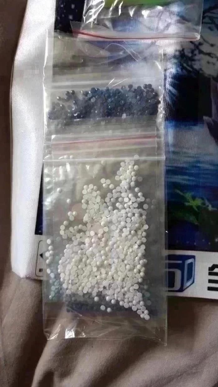 diamond painting loup neuf - photo numéro 3