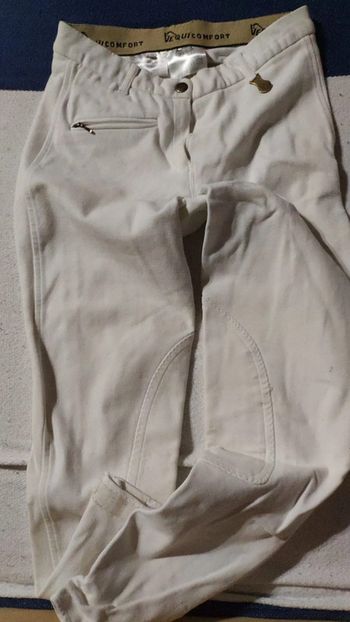 Pantalon d'équitation blanc