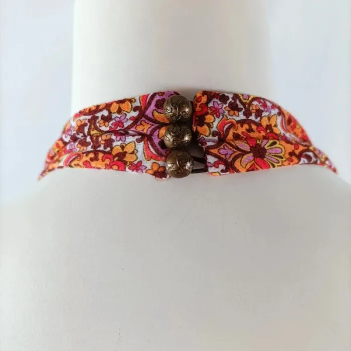 Top dos nu boho Mango imprimé multicolore volants – taille S - photo numéro 5