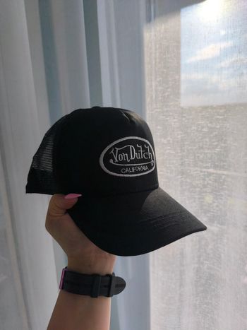 Casquette von dutch, homme , noir, idée cadeau, neuve