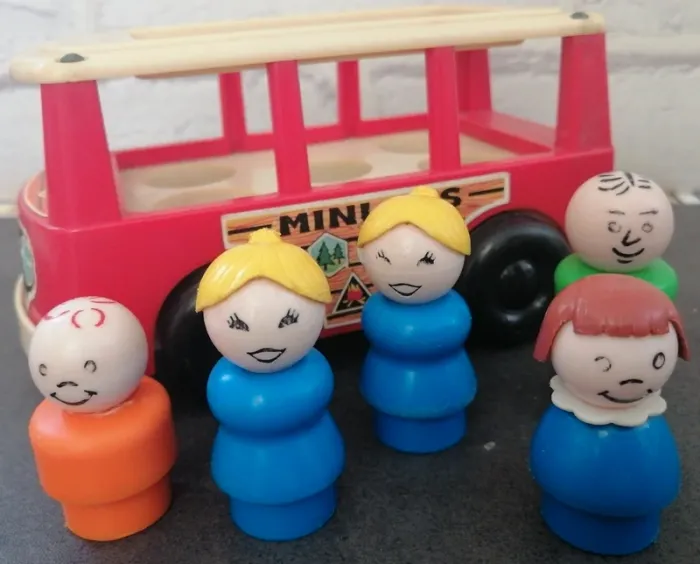 mini bus vintage fisher price