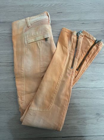 Jean orange femme