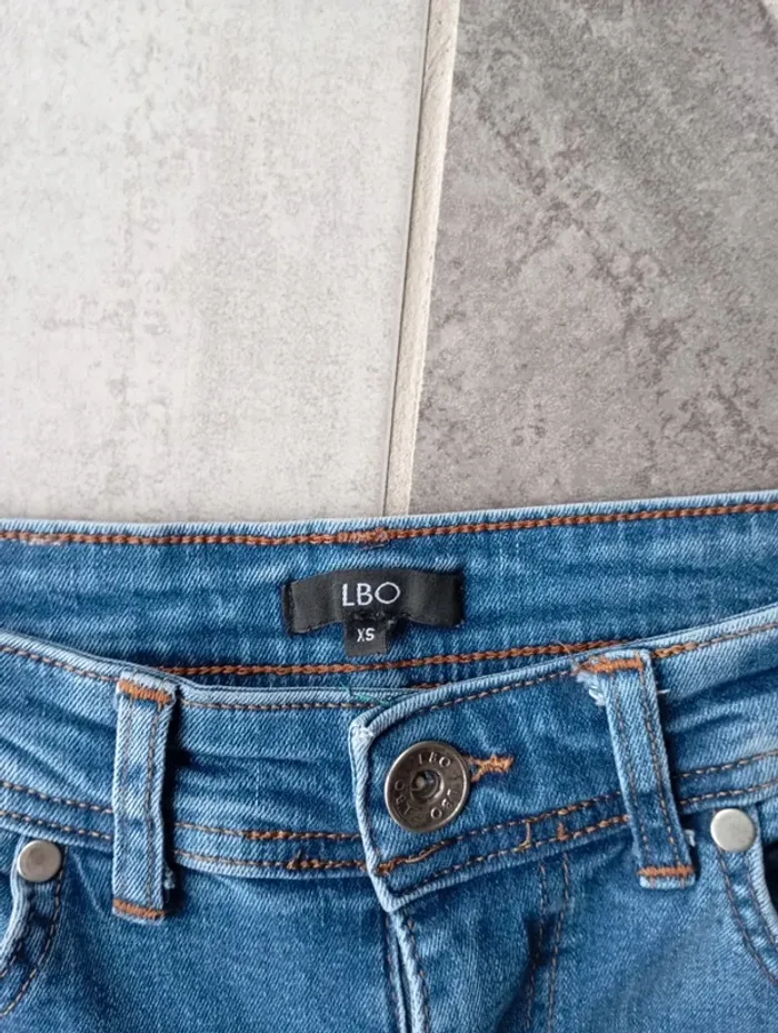 Jean troué XS homme LBO - photo numéro 3
