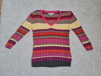 Pull femme rayé Tommy Hilfiger Taille M