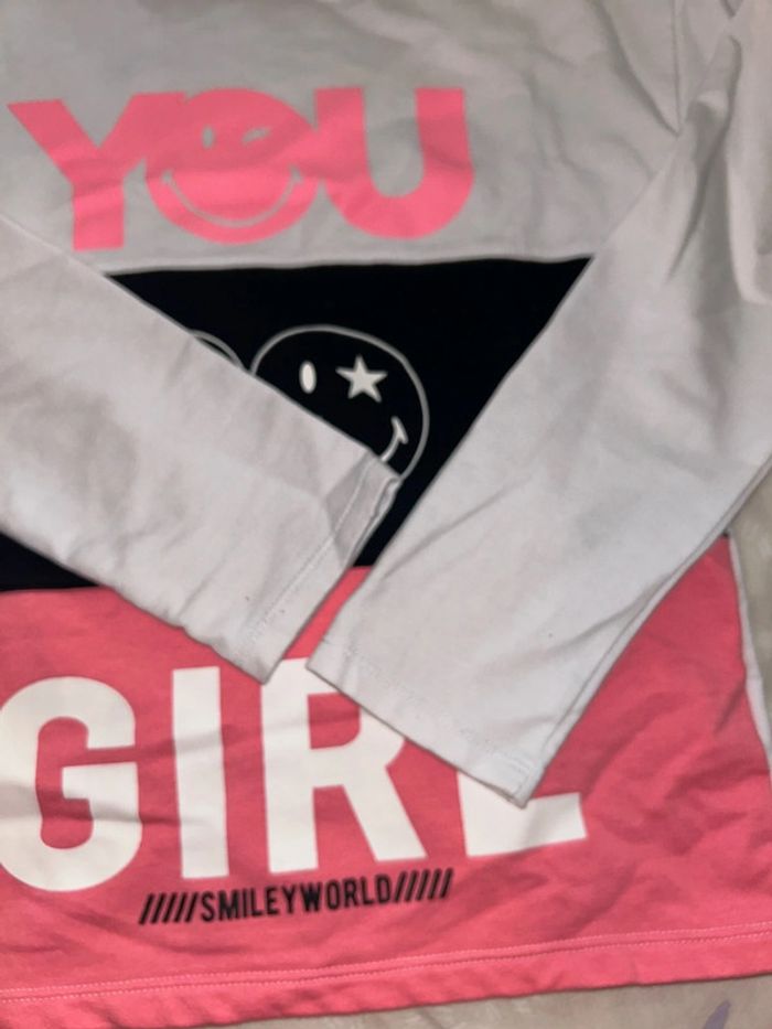 T-shirt pull smiley orchestra - photo numéro 3