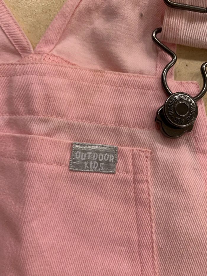 Robe style salopette rose et militaire camouflage - photo numéro 2