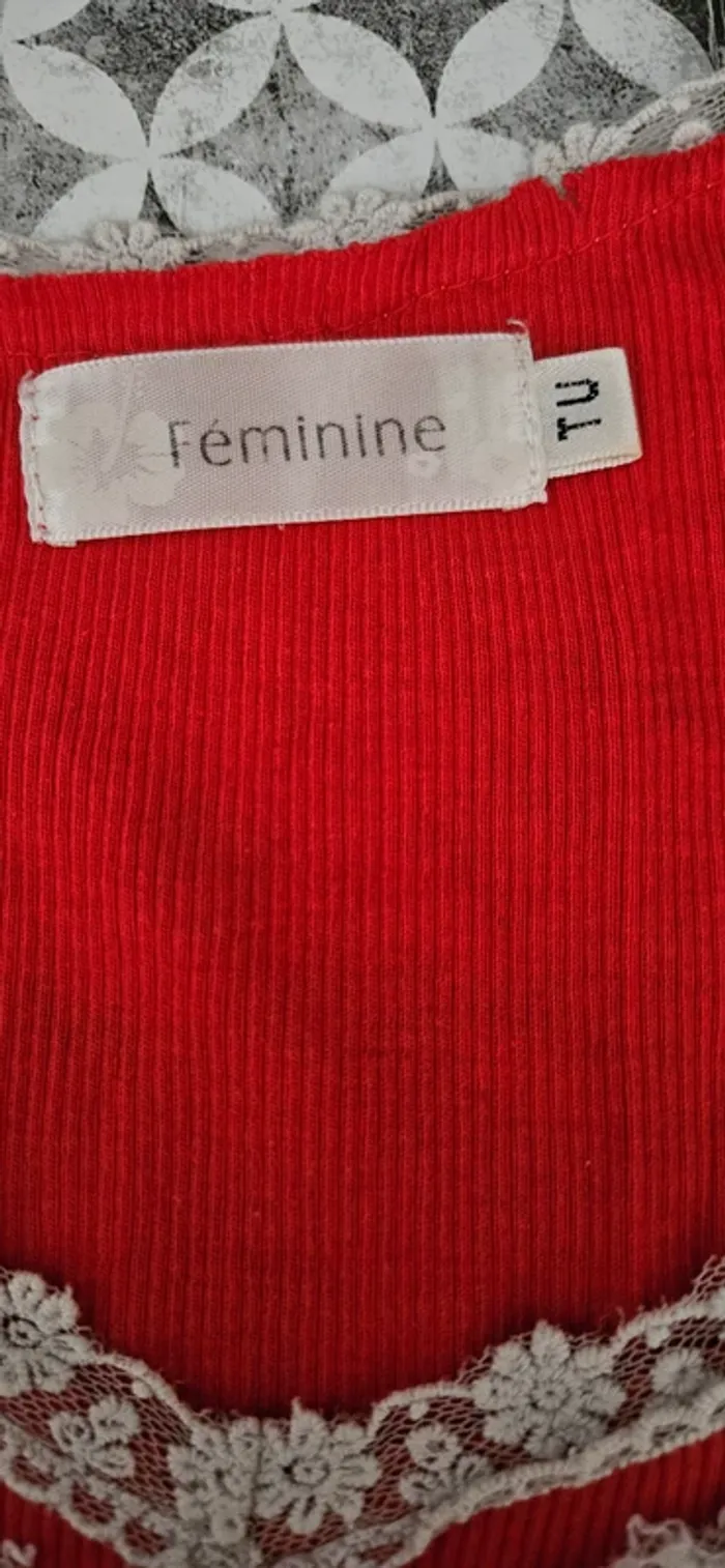 Débardeur avec nœud dentelle - photo numéro 6