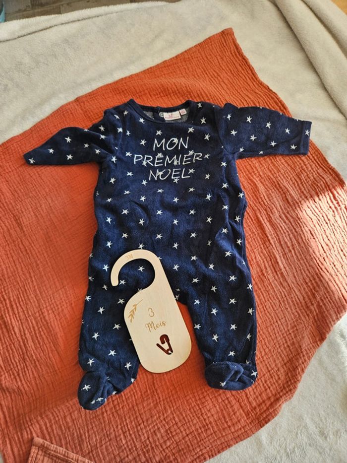 Pyjama à pois / Taille 3 mois - photo numéro 2