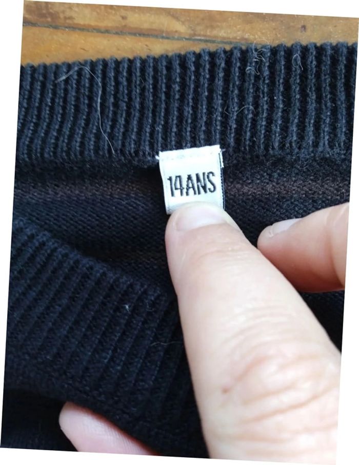 Pull garçon taille 14 ans - photo numéro 3