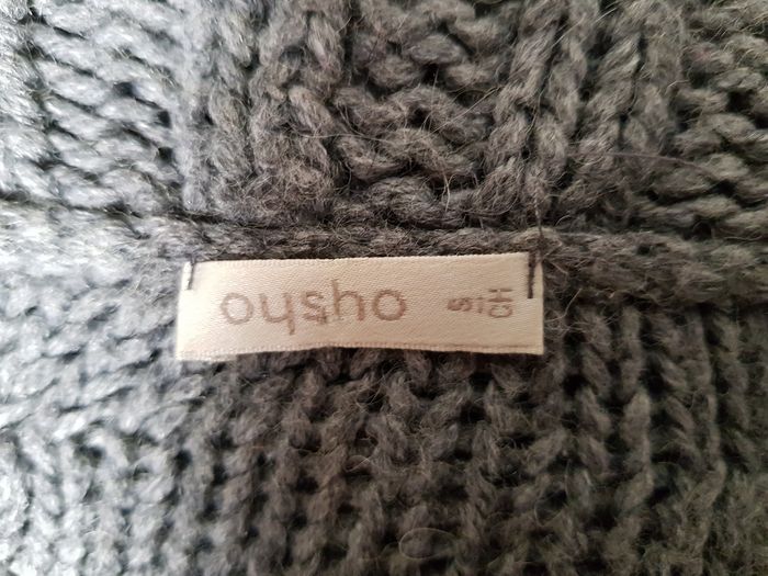 Gilet veste cardigan gris Oysho taille S - photo numéro 4