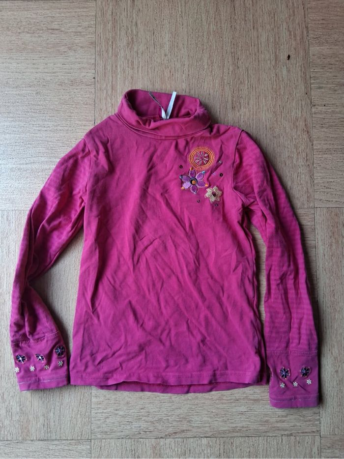 Sous pull rose