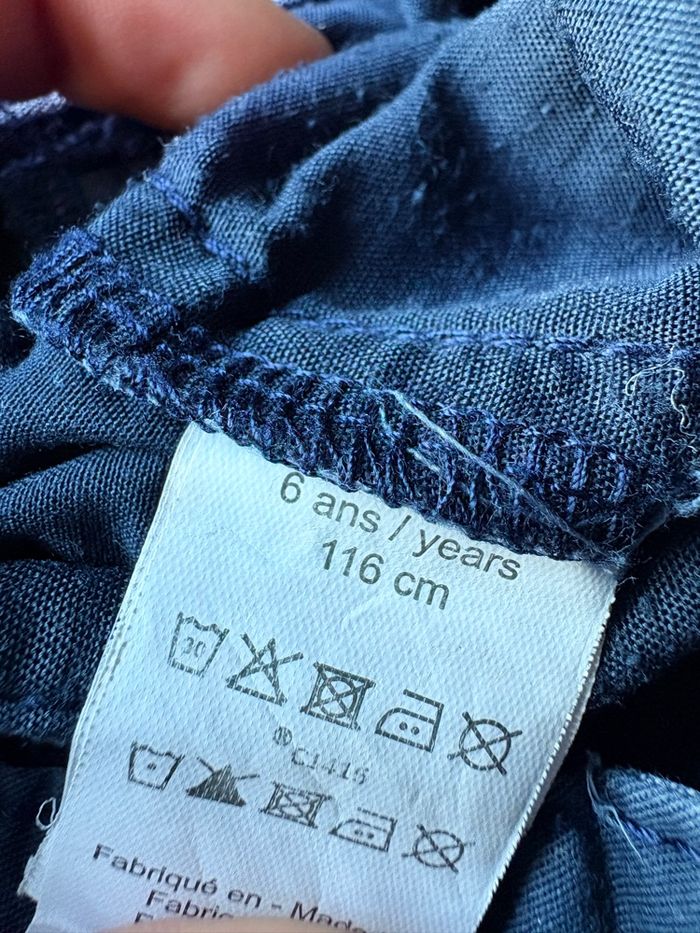 Short / Pantacourt Orchestra – 6 ans (116 cm) – Bleu marine – TBE - photo numéro 5