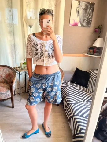 Short Jort Bermuda long grunge babos hippie bohème