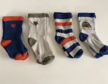 Lot de 4 paires de chaussettes 17/18