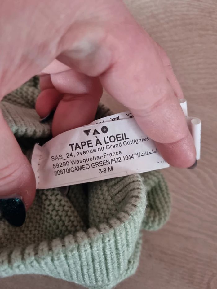 Bonnet 3/9 mois - photo numéro 2