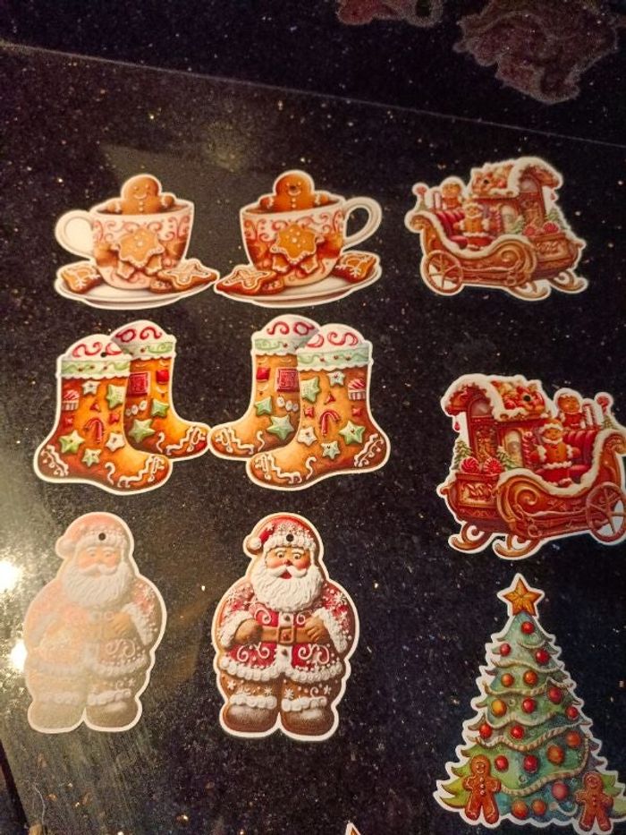 Lot de 10 suspension pour Noël