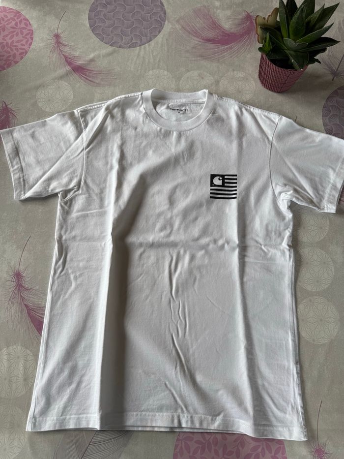T-shirt Carhartt / Blanc / Wavy / S - photo numéro 5