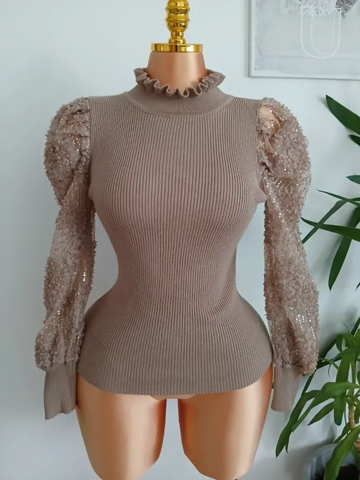 Magnifique pull de Soirée Taille M🌿💝 - photo numéro 11