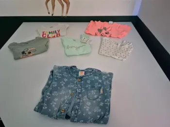Magnifique Lot Été Bébé Fille - 12 mois (6 pièces) dont Neuf avec étiquette !