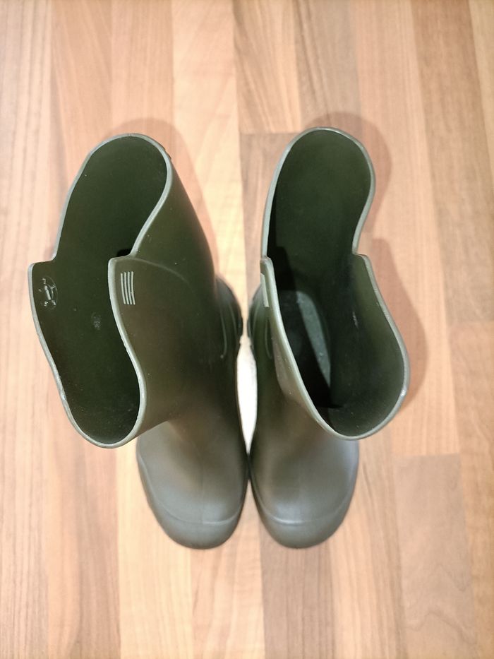 Bottes de pluie 25-26 kaki solognac (Decathlon) - photo numéro 5