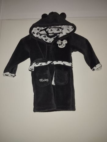 Robe de chambre peignoir Mickey taille 12/18 mois