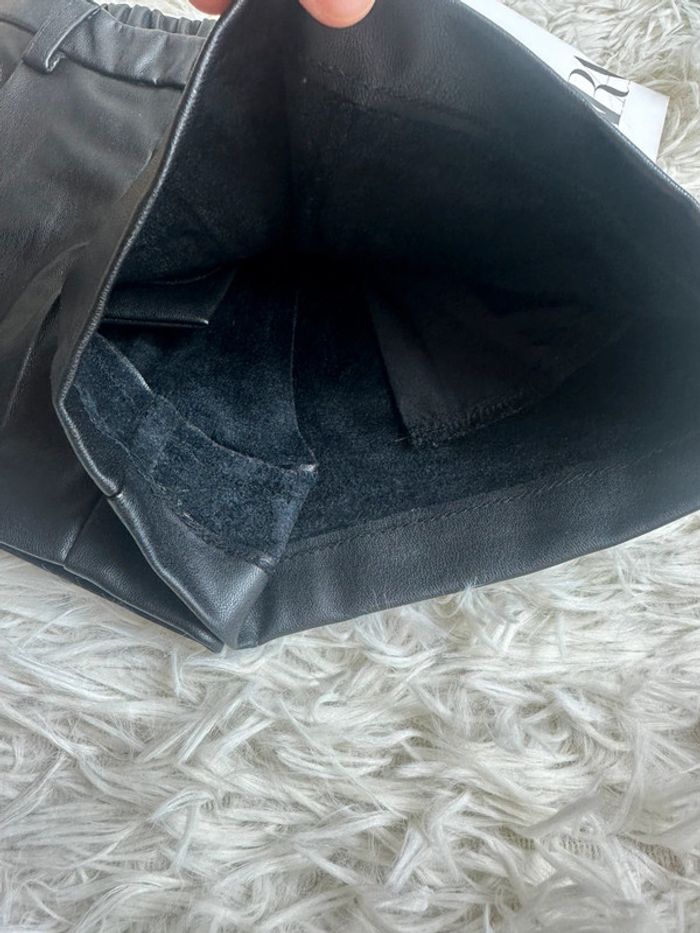 Short similicuir taille 18 mois Zara - photo numéro 3