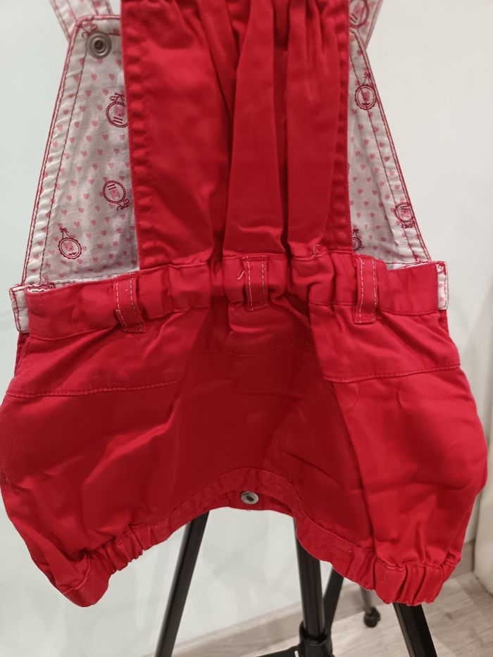 Robe 12 mois sergent major rouge bordeaux - photo numéro 4