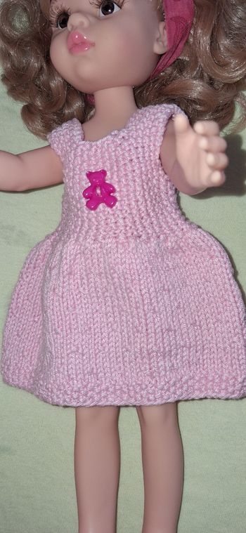 Robe faite main pour poupée 