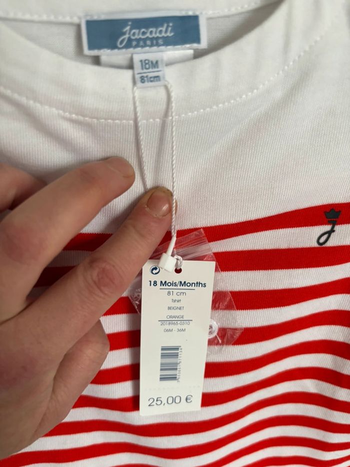 Tee shirt Jacadi taille 18 mois neuf - photo numéro 3