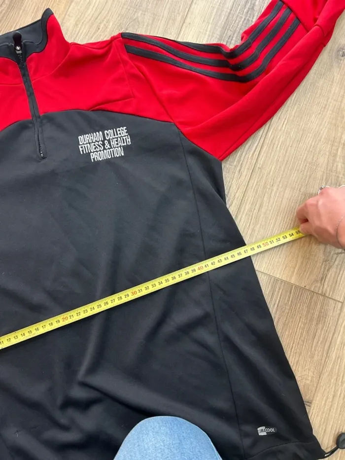 Sweat zip veste adidas duram collège pull homme veste homme taille S taille M - photo numéro 5