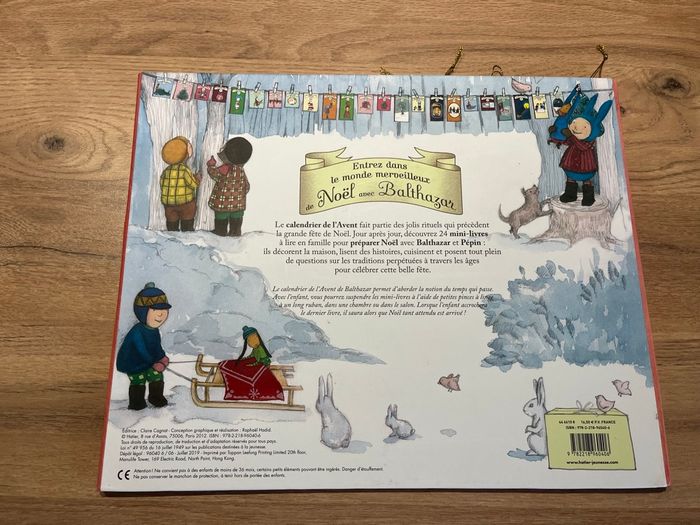Livre Calendrier avent Balthazar prépare Noël - photo numéro 2