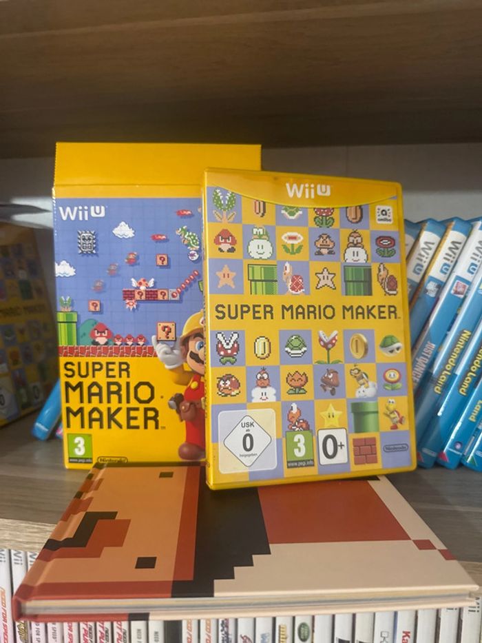Pack super Mario maker Wii u jeu + livret coffret - photo numéro 1
