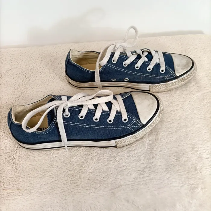 Converse basses All star - converse bleu marine basse taille 35 - photo numéro 3