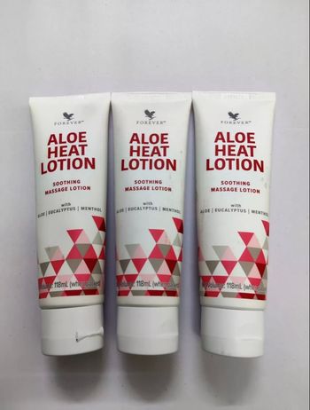 Forever 3x aloe heat lotion