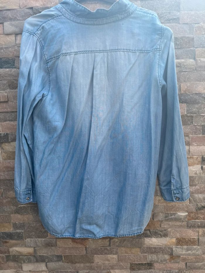 Blouse effet jean - photo numéro 5