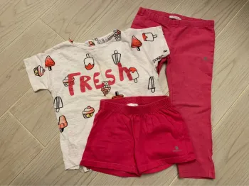 Ensemble été fille 18m