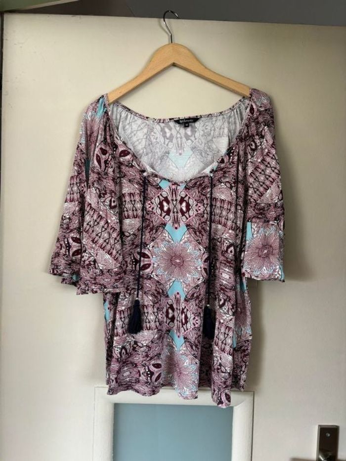 t shirt rose fleurs
