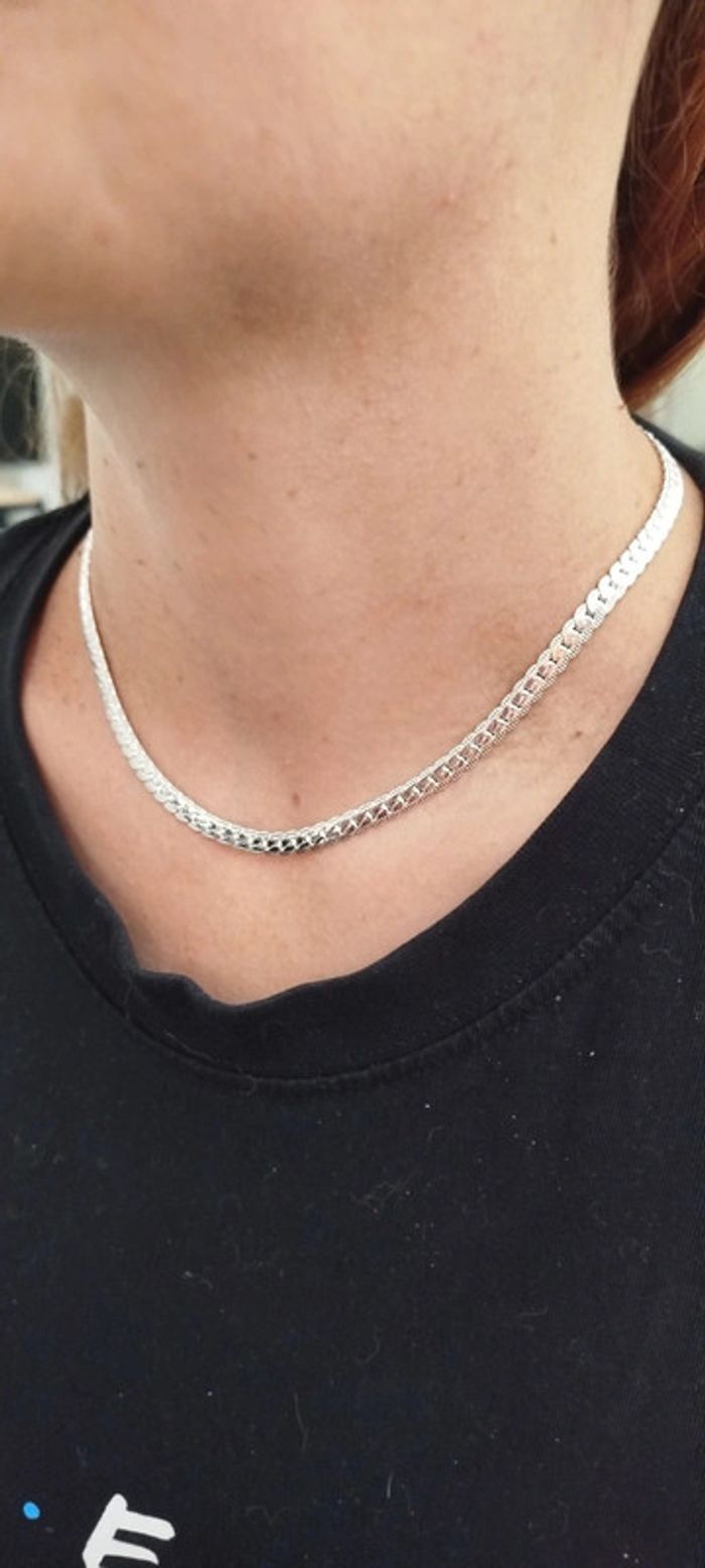 Élégance pure – Somptueux collier en Argent 925 Sterling - photo numéro 2