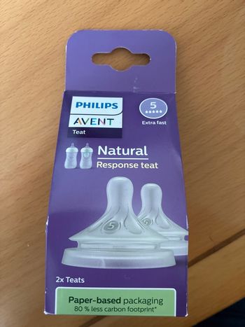 Tétine biberon Philips Avent Natural - débit 5
