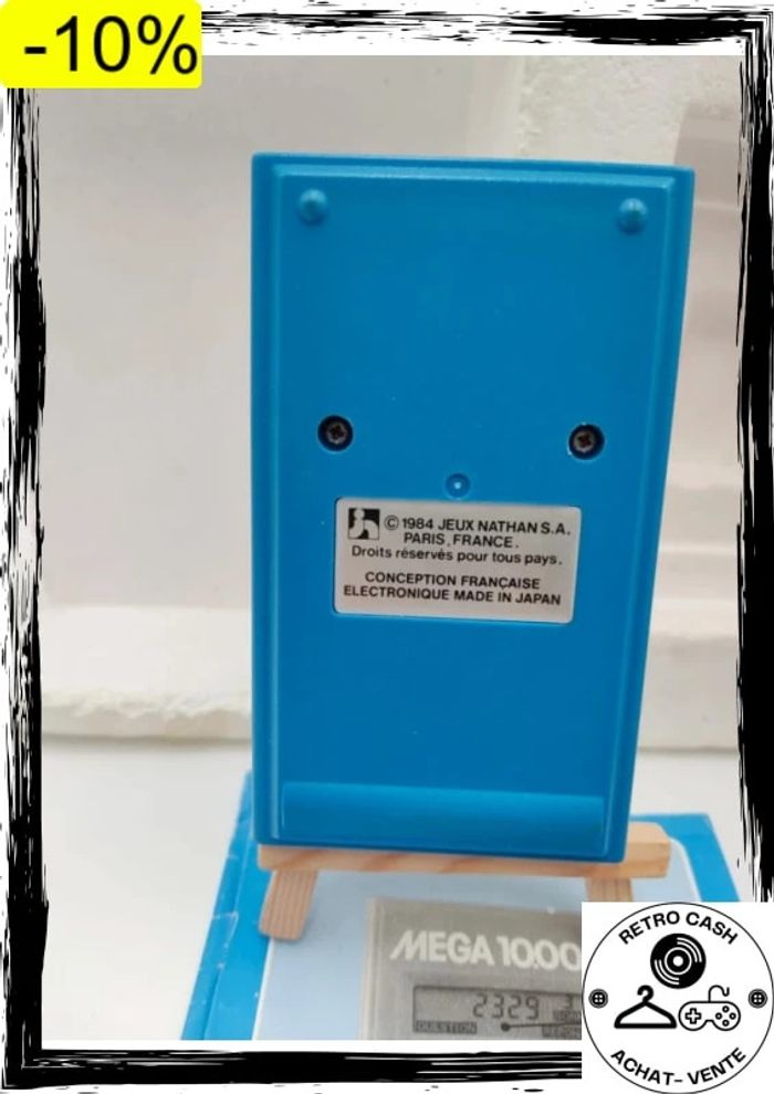 Super Mega 10000 Ancien Jeu Électronique 1987,  Nathan  Fonctionnel - photo numéro 6