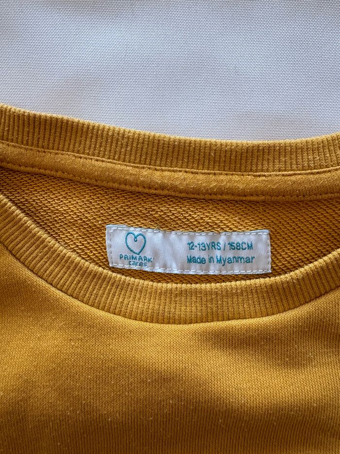Pull à manches longues moutarde - 12/13 ans - photo numéro 3