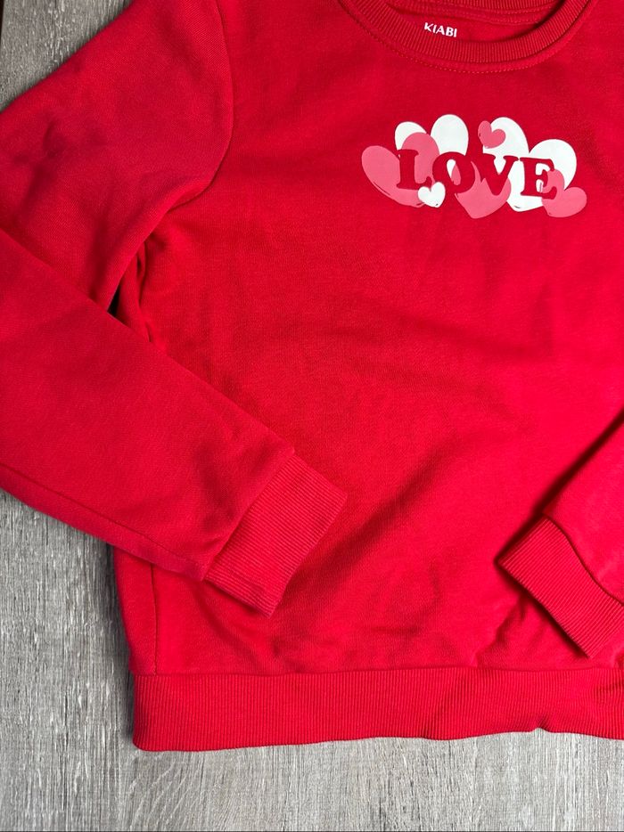 Sweat love taille 8 ans - photo numéro 3